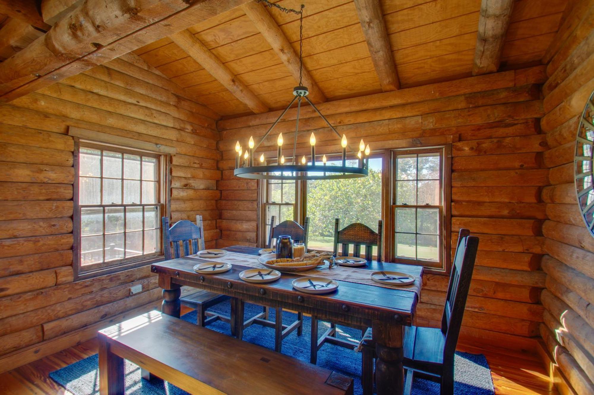 Cozy Log Cabin Getaway With Fire Pit And 3 Acres! Ruckersville Экстерьер фото