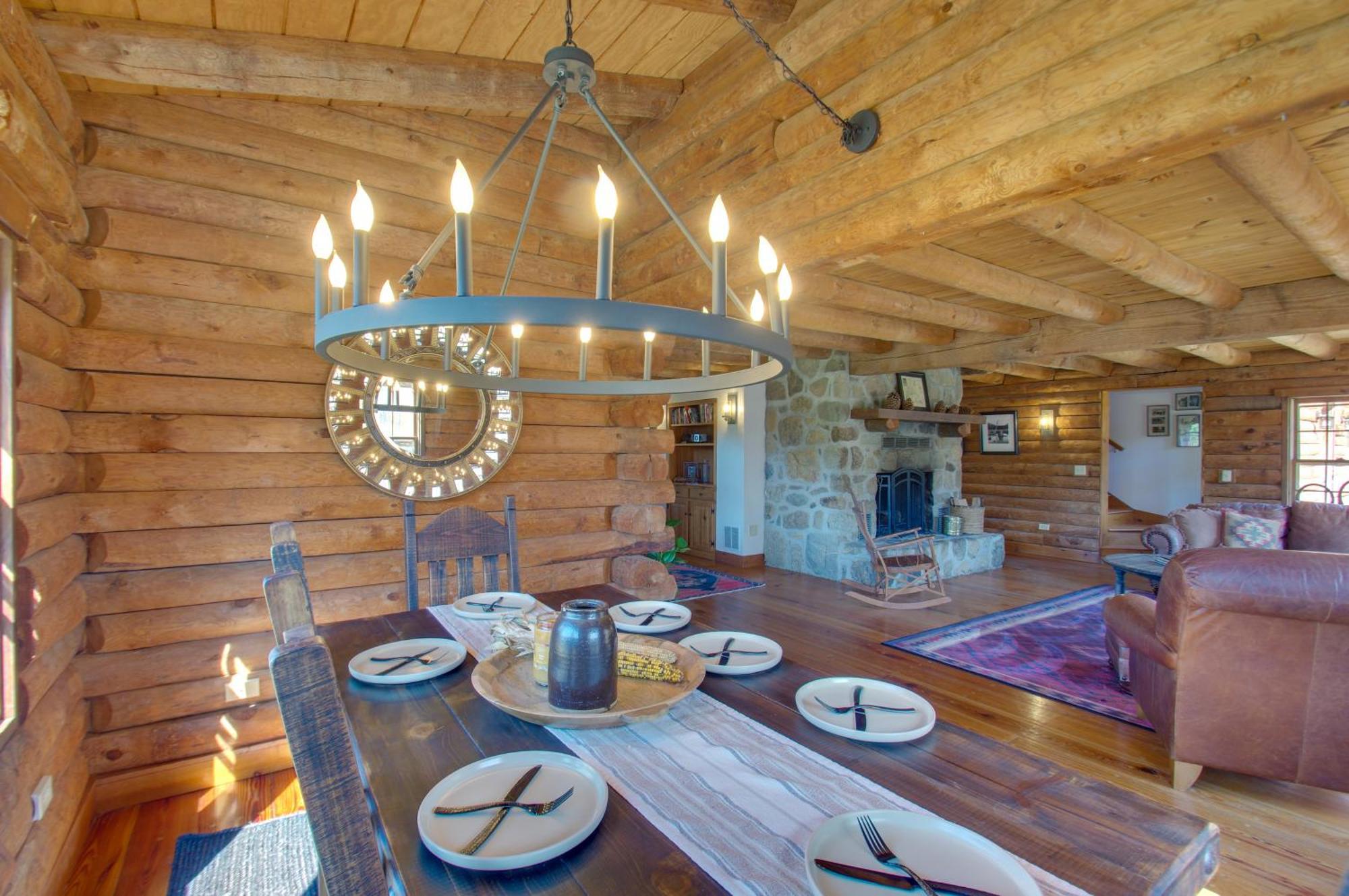 Cozy Log Cabin Getaway With Fire Pit And 3 Acres! Ruckersville Экстерьер фото
